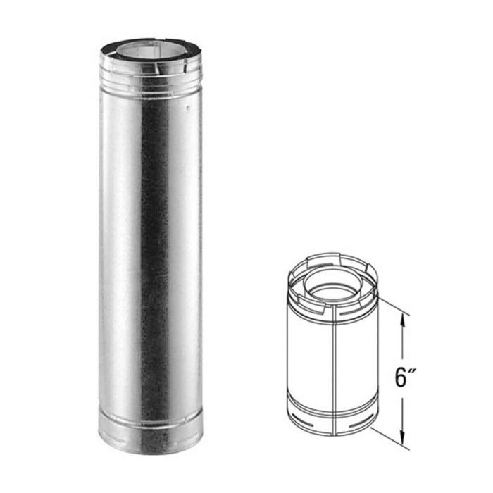 46DVA-06 6" PIPE LENGTH (GALVANIZED)