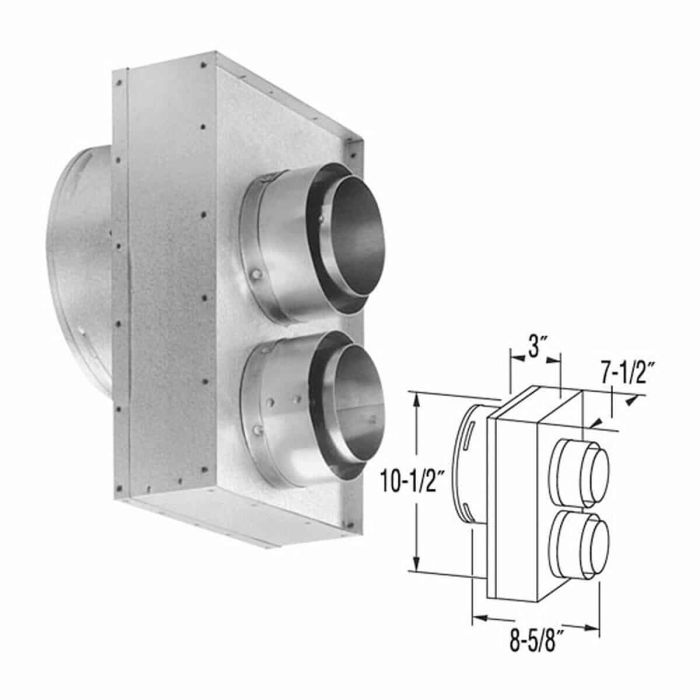 46DVA-VCL VERMONT CASTINGS APPLIANCE CONNECTOR