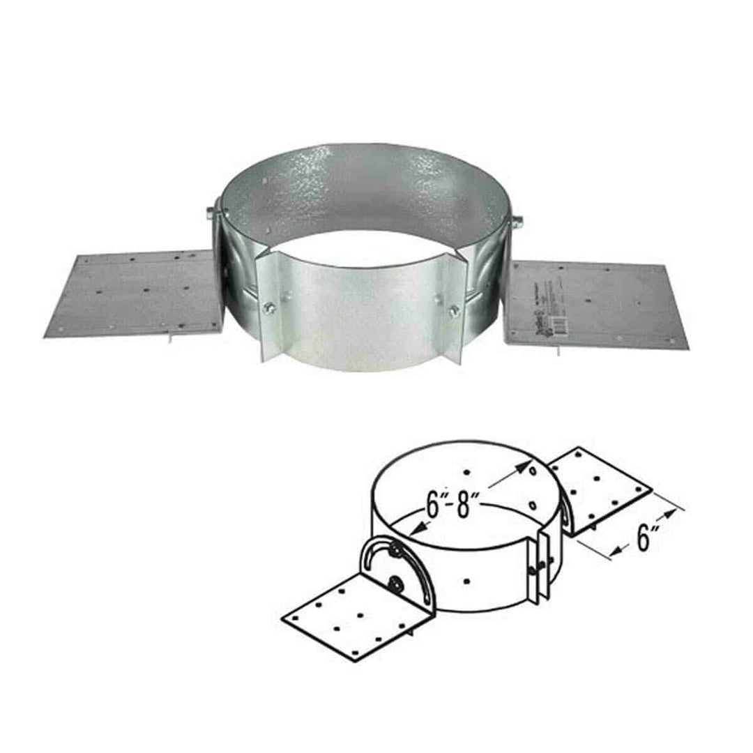 6DT-ARS 6" & 8" ADJUSTABLE ROOF SUPPORT