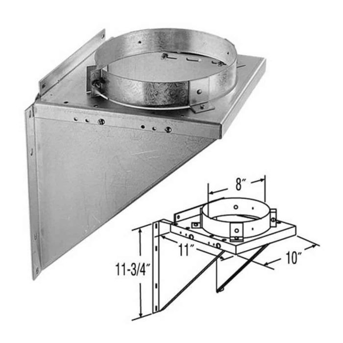 6DT-TSB ADJUSTABLE TEE SUPPORT BRACKET - GA