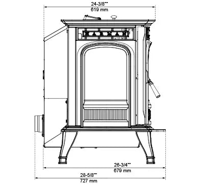 Harman XXV-TC Pellet Stove