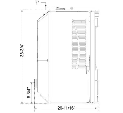 Harman Allure50 Pellet Stove