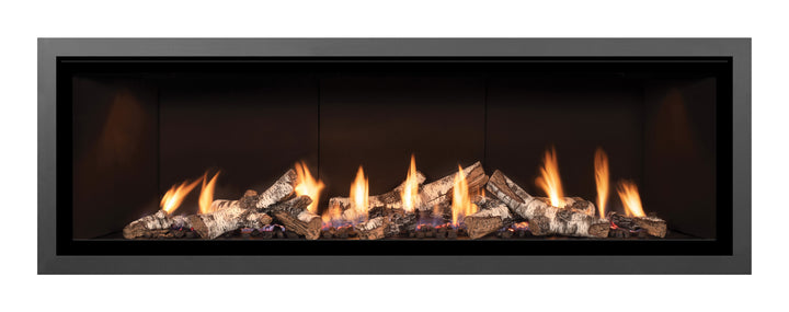Mendota ML72 Linear Gas Fireplace Décor/Timberline