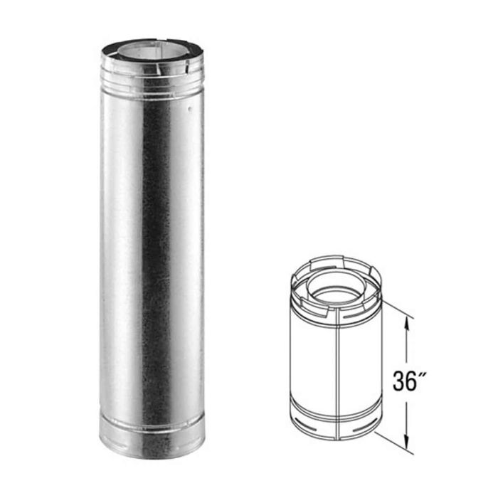 46DVA-36 36" PIPE LENGTH (GALVANIZED)