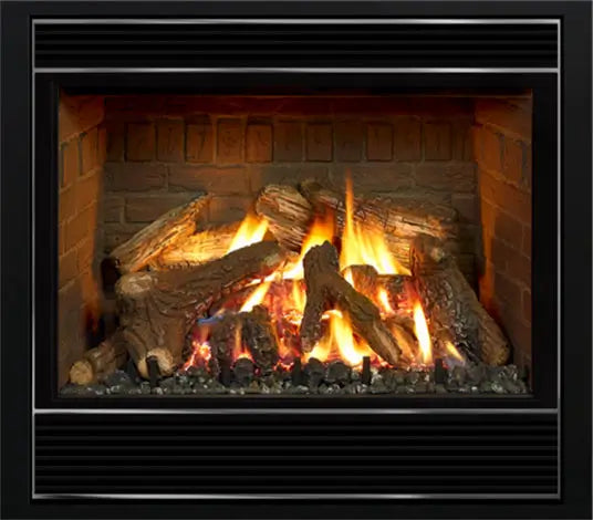 Mendota DXV35 Deep Timber 4 LX Gas Fireplace