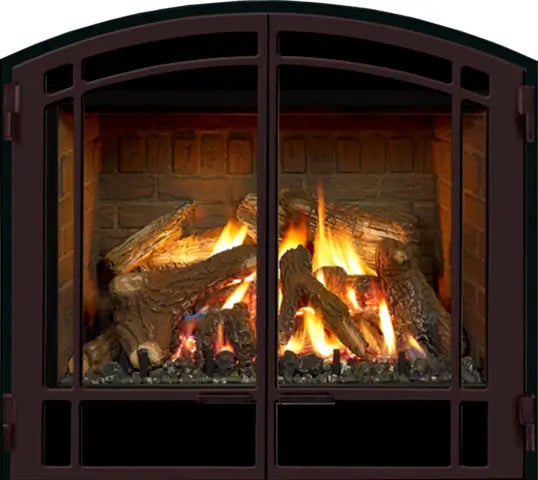 Mendota DXV35 Timberfire Gas Fireplace