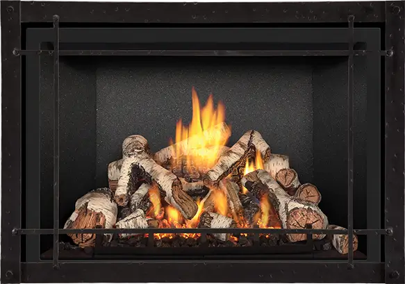 Mendota FV34 Gas Fireplace FullView