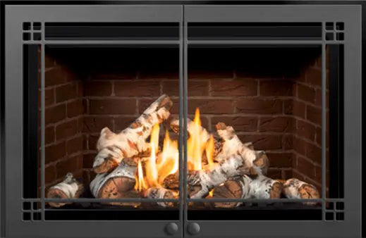 Mendota FV36 Gas Fireplace Décor/Timberlin
