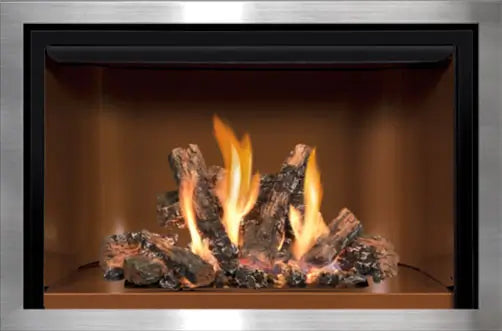 Mendota FV36 Gas Fireplace Décor/Timberlin