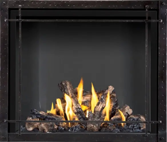 Mendota FV41 Gas Fireplace Décor/Timberline