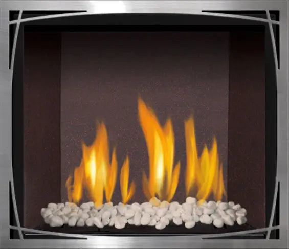 Mendota FV41 Gas Fireplace Décor/Timberline