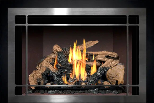 Mendota FV44i Gas Fireplace Insert FullView