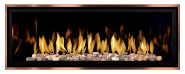 Mendota ML39 Linear Gas Fireplace Décor/Timberline