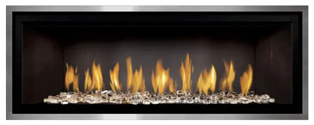 Mendota ML39 Linear Gas Fireplace Décor/Timberline
