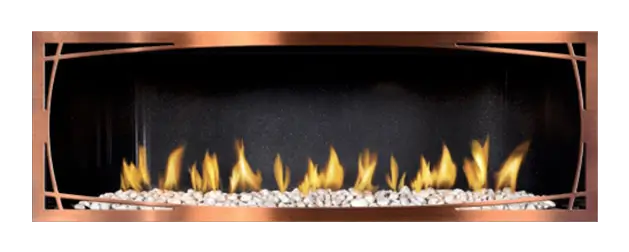 Mendota ML39 Linear Gas Fireplace Décor/Timberline