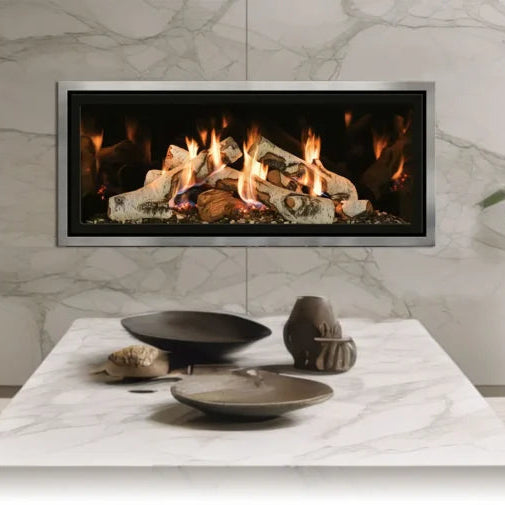 Mendota ML48 LINEAR GAS FIREPLACE FIREIN | Hearth Doctor