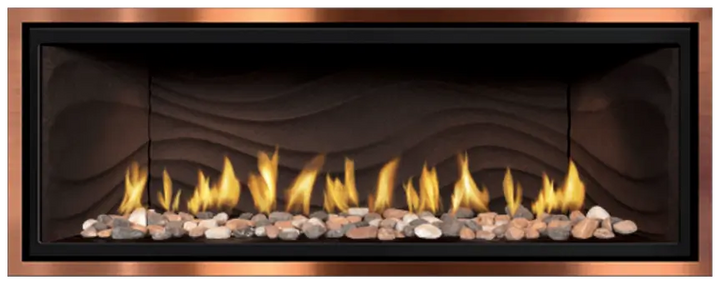 Mendota ML54 Linear Gas Fireplace Décor/Timberline