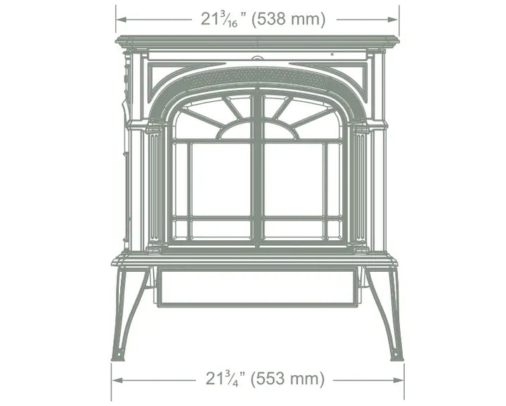 Vermont Castings Intrepid Direct Vent Gas Stove w/ IFT