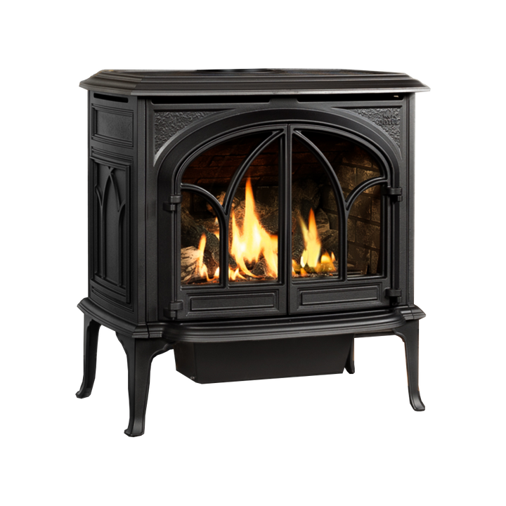 Jotul GF 500 DV Portland gas stove in Matte Black
