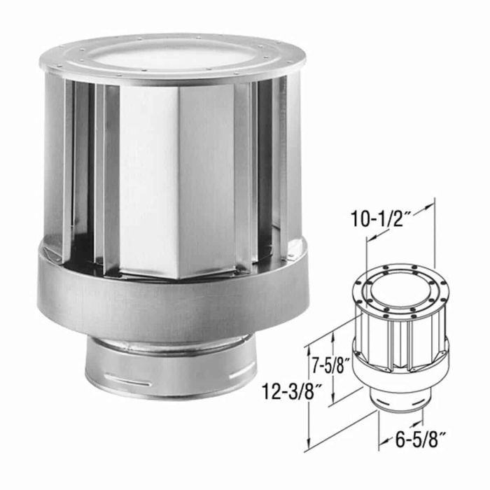 46DVA-VCH HIGH-WIND VERTICAL TERMINATION CAP