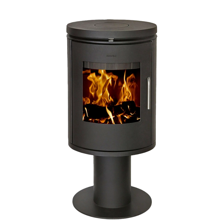 Morsø 6148 convection wood stove on pedestal