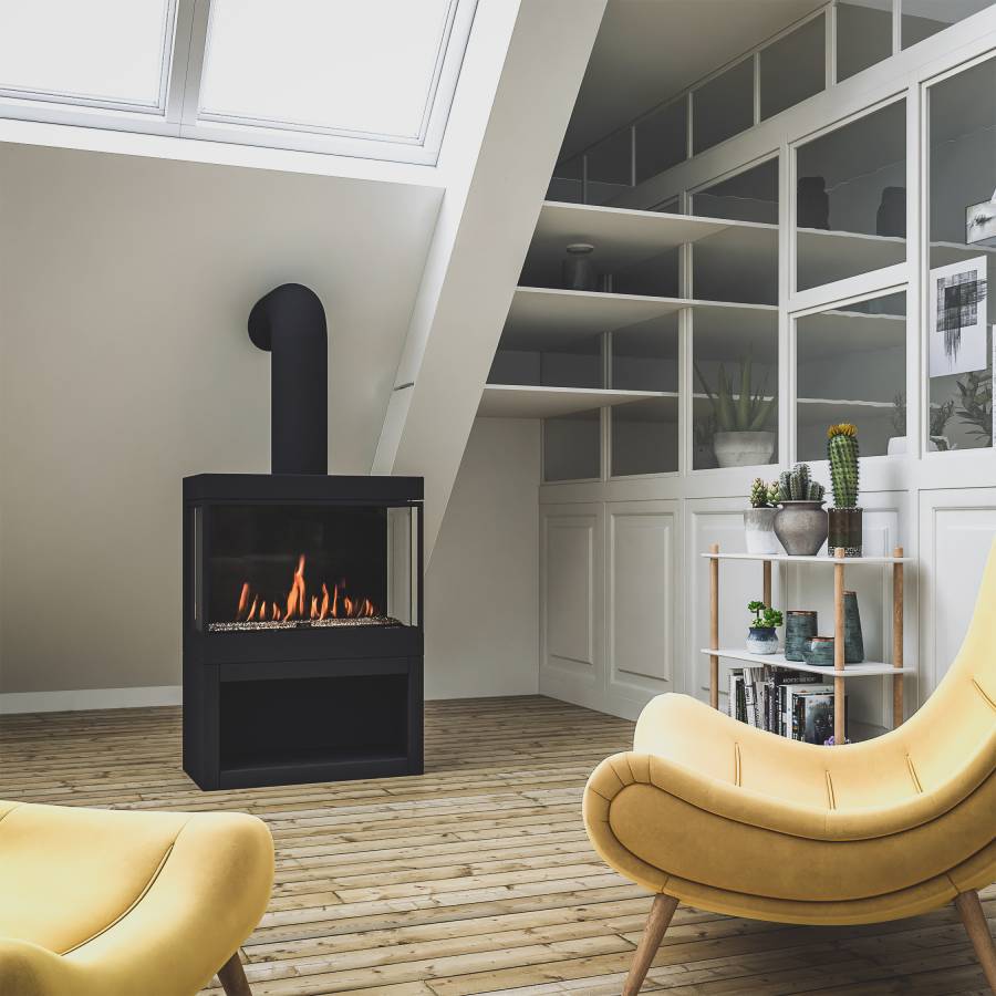 Ortal 75 Stand Alone (Signature Burner), three sided