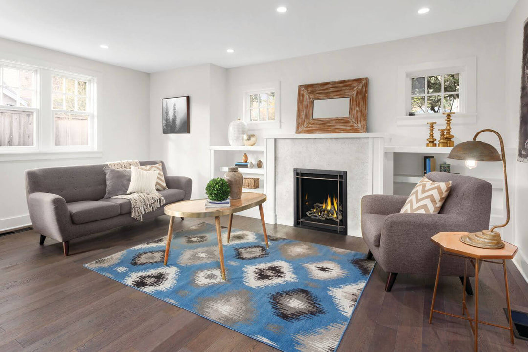Napoleon Altitude X 36 gas fireplace with driftwood logs