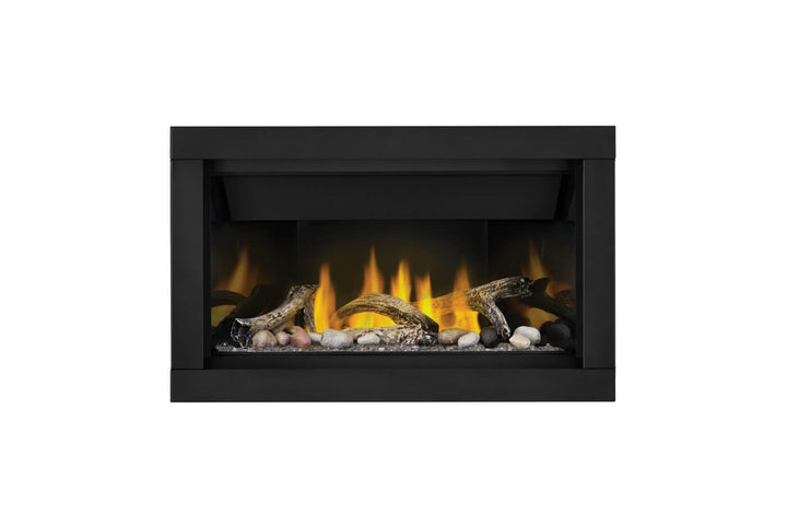 Napoleon Ascent Linear 36 gas fireplace with optional media and porcelain panels