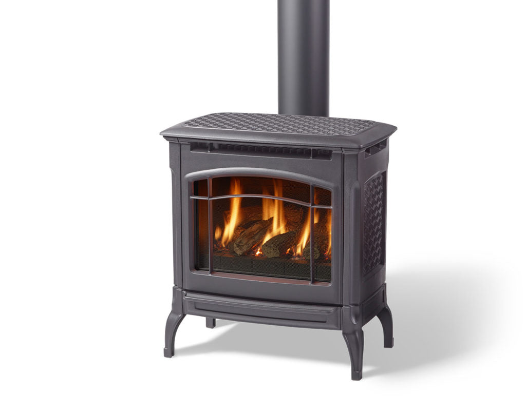 HearthStone Champlain gas stove, Matte Black