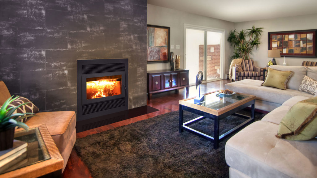 RSF Focus SBR wood-burning fireplace