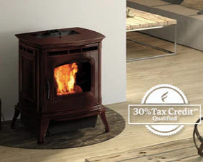 Harman Absolute63 Pellet Stove - Porcelain Majolica Brown