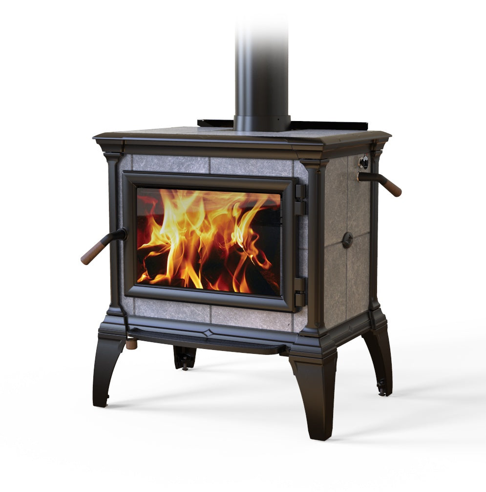 HearthStone Heritage wood stove, matte black