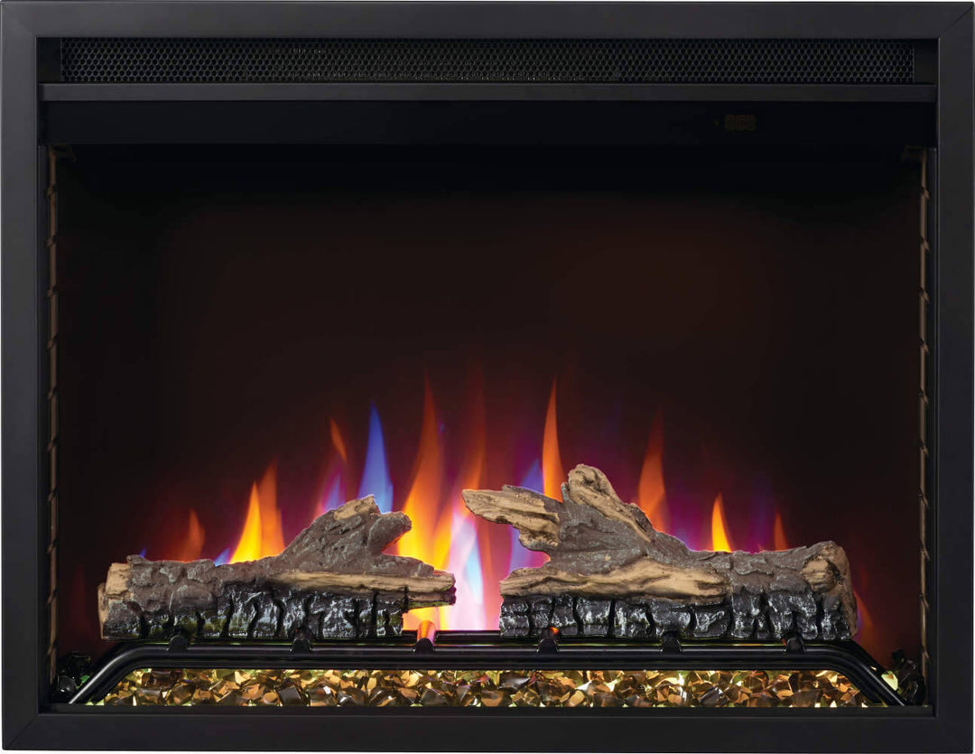 Napoleon Cineview 26 electric fireplace with logs