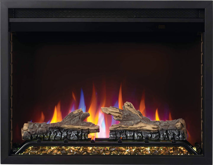 Napoleon Cineview 26 electric fireplace with logs