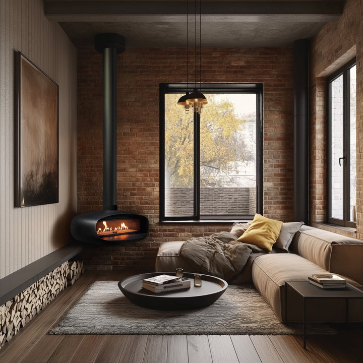 Ortal Oval 120 (Signature Burner), wall mounted