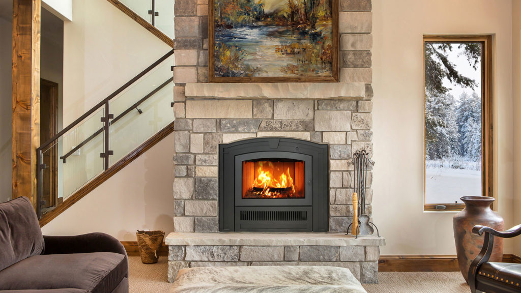RSF Opel Plus Keystone wood-burning fireplace