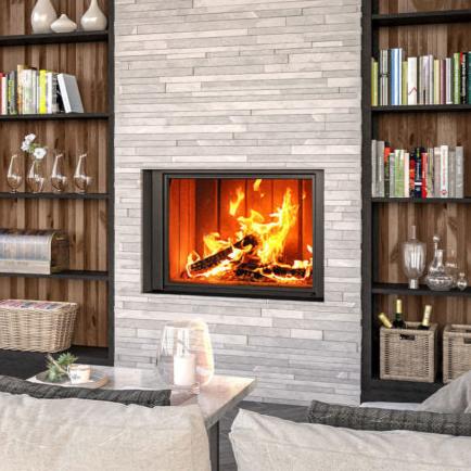 Renaissance Uptown 600 wood-burning fireplace