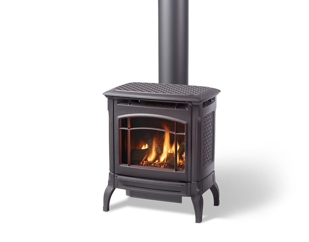 HearthStone Stowe gas stove, Matte Black
