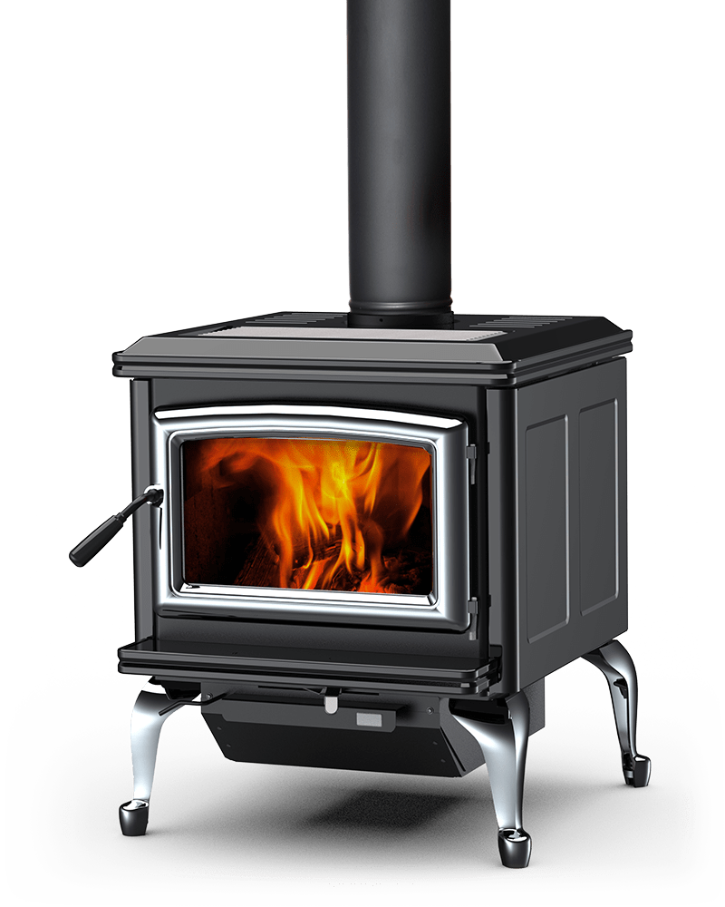 Pacific Energy Super Classic LE wood stove, black enamel