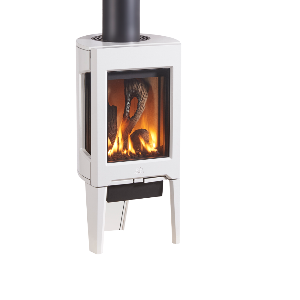 Jotul GF 160 DV gas stove in Linen Enamel