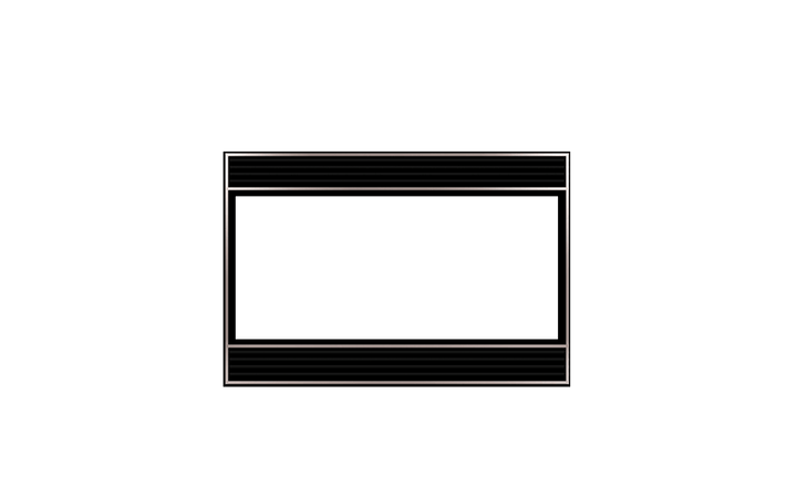 Mendota D30 Deep Timber gas insert with Millennia front