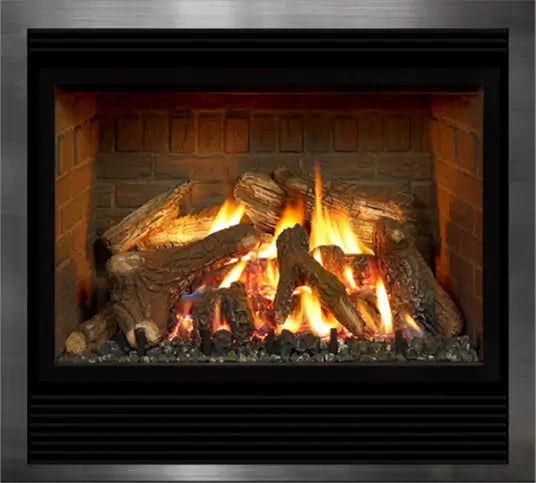 Mendota DXV35 Deep Timber 4 LX Gas Fireplace