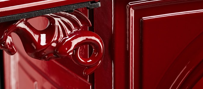 Vermont Castings Encore wood stove detail