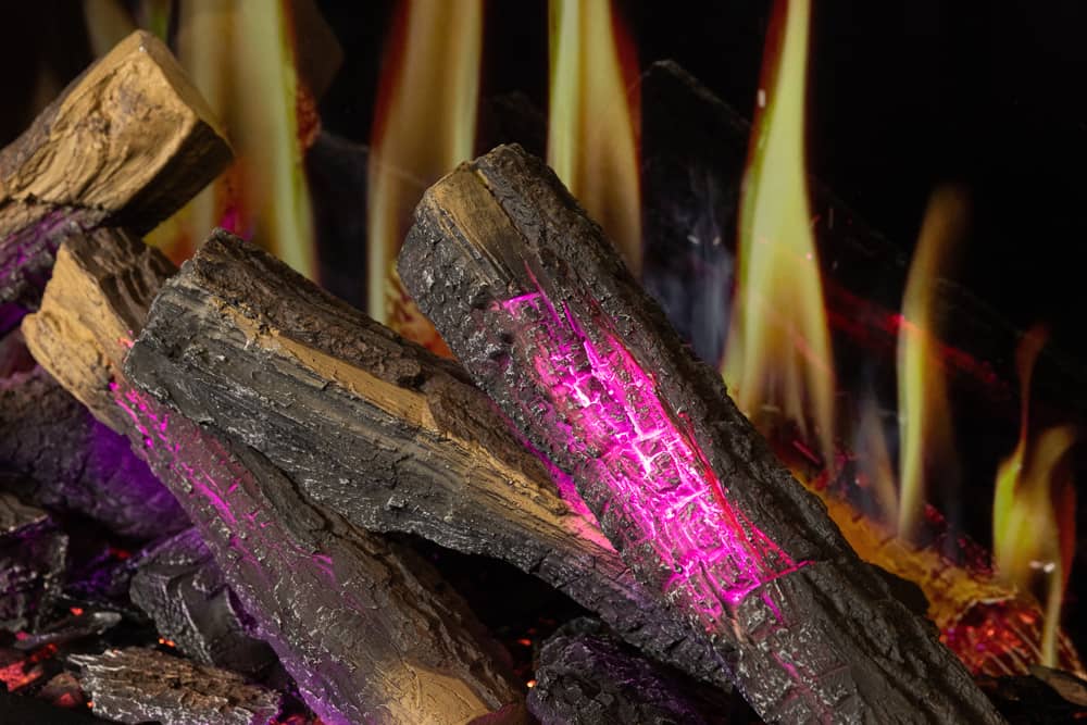 Glowing Traditional Logs