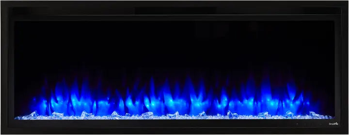Simplifire Allusion Platinum Wall-mounted Fireplace
