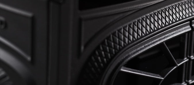 Vermont Castings Intrepid Direct Vent gas stove detail