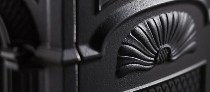 Vermont Castings Intrepid Direct Vent gas stove detail