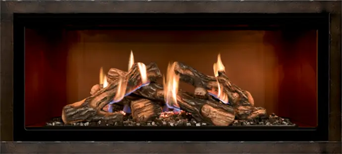 Mendota ML48 LINEAR GAS FIREPLACE FIREIN | Hearth Doctor Fireplaces ...
