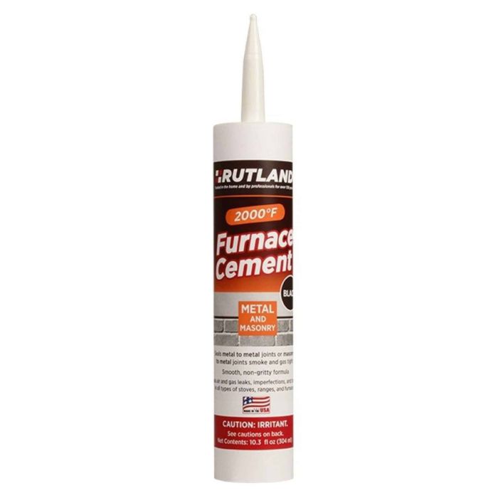 FURNACE CEMENT BLACK CART