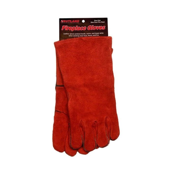 RT 702 FIREPLACE GLOVES- RED (6/720) Rutland